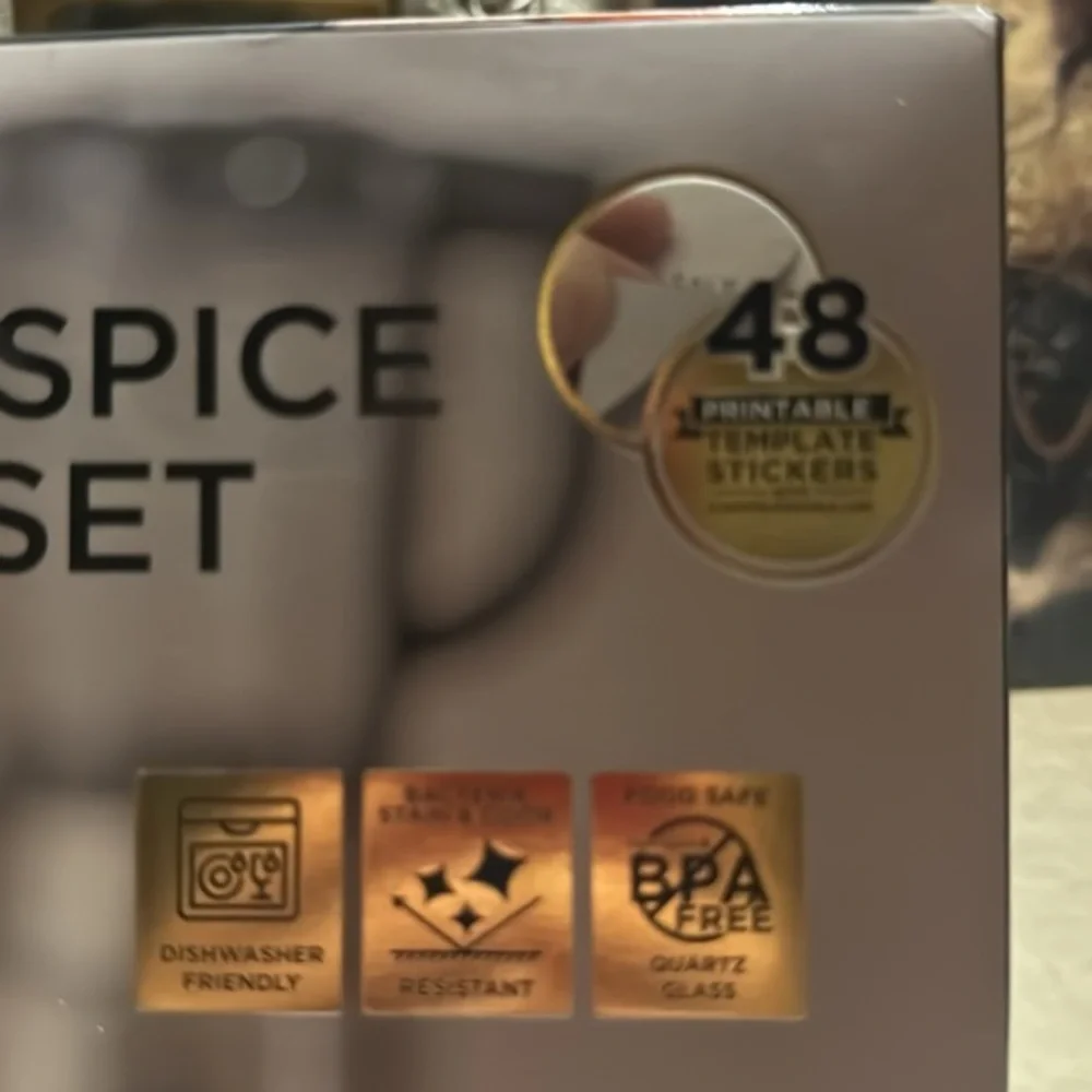 Baker & Brewer Dry Spice Jar Set New‎ In Box